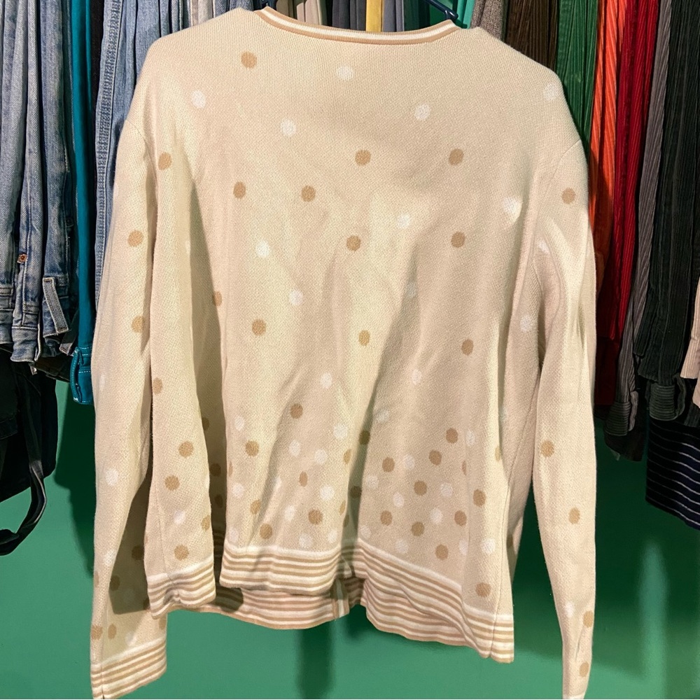 Polka dot Button up cardigan - Picture 3 of 4